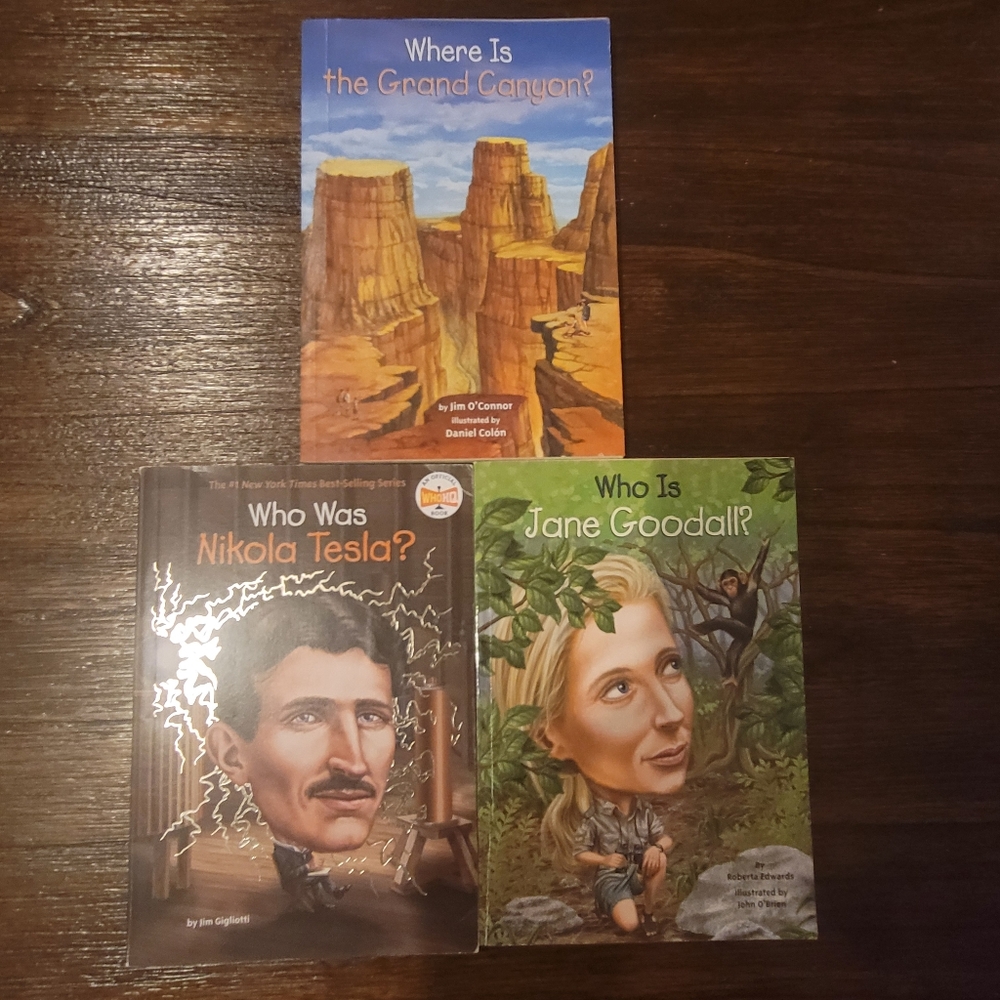 3 Who Is/Who Was Kids Books Series